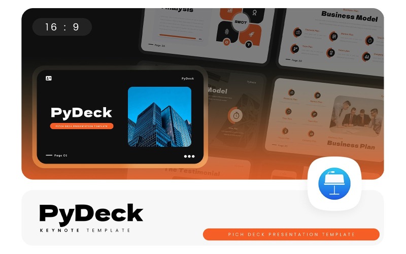 PyDeck – Modello di presentazione Pitch Deck