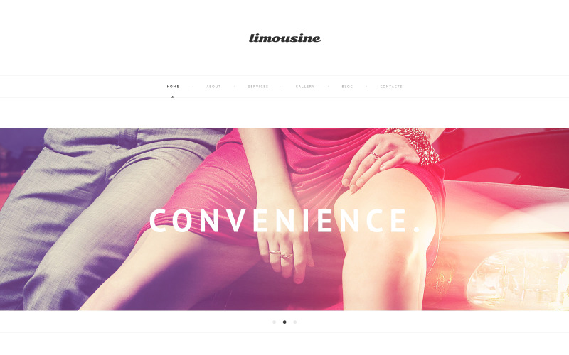 Luxe limousineservices WordPress-thema