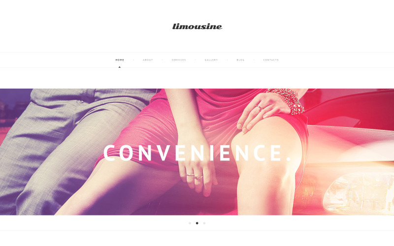 Tema WordPress per servizi di limousine di lusso