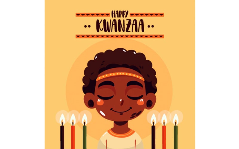 Illustration de fond de Kwanzaa