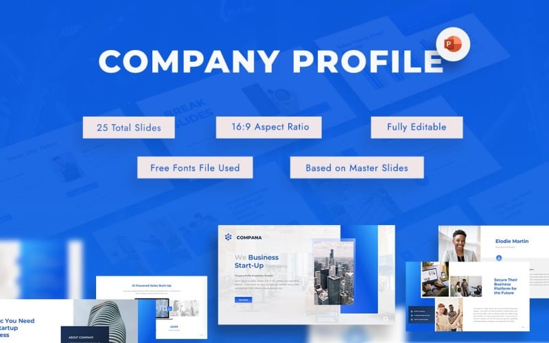 Présentation PowerPoint du profil de l'entreprise Compana