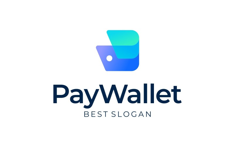 Wallet Payment Digital Colorful Logo