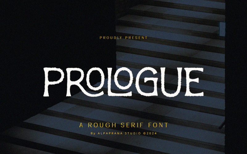 Prolog - Hrubé Serif Font