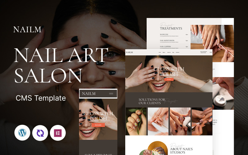 Nailm - Tırnak Sanatı WordPress Teması