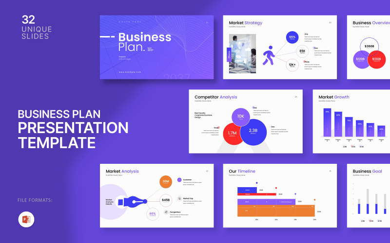 Business Plan Presentation Template 2037