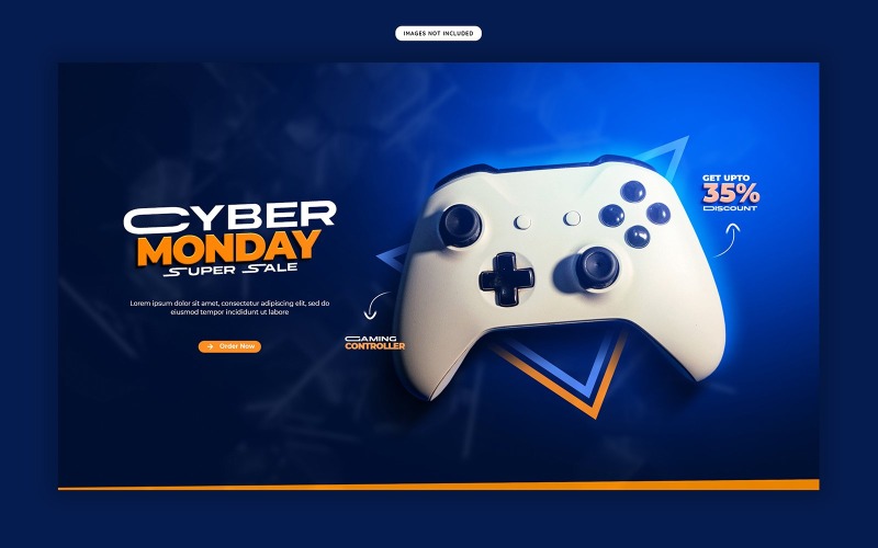 Cyber Monday Web-Banner Social Media-Vorlage