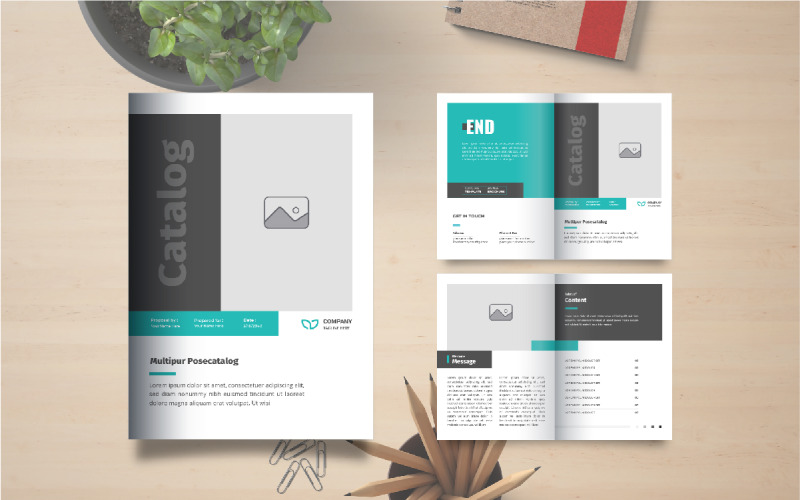 Broschüre zum Möbelproduktkatalog oder Design eines Firmenproduktkatalogs