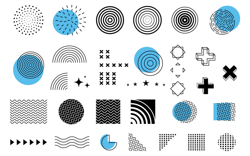 Fond abstrait moderne et simple avec des formes géométriques et des lignes V.2