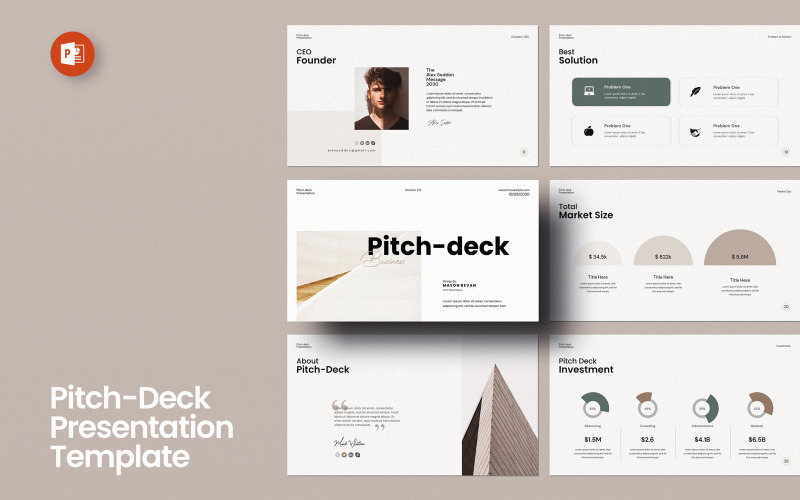 Modèle de présentation PowerPoint