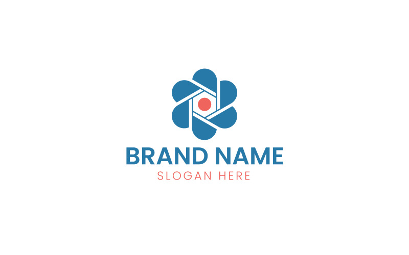 Logo vectoriel floral emblématique-605