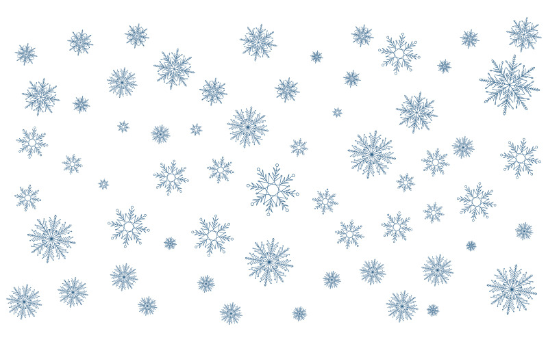 Plantilla de diseño de ilustración de stock de fondo de invierno con copos de nieve v.5