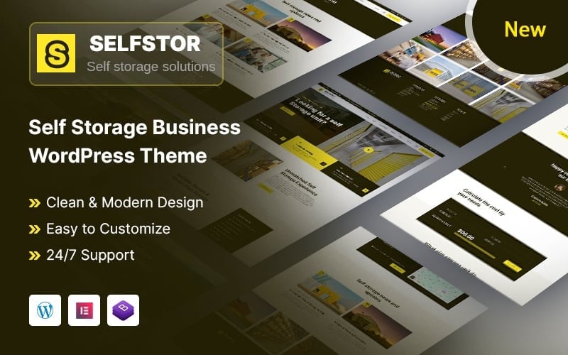 Selfstore - Tema de WordPress para empresas de mudanzas y reubicaciones de autoalmacenamiento