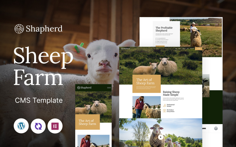 Shapherd – bárányfarm többcélú reszponzív WordPress téma