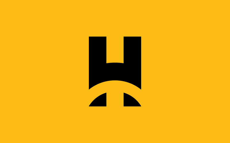 Design e modello del logo H. Iniziali dell'icona H creativa basate su lettere in vettore. 8