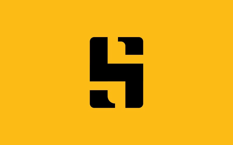 H 标志设计和模板。基于矢量字母的创意 H 图标首字母。1