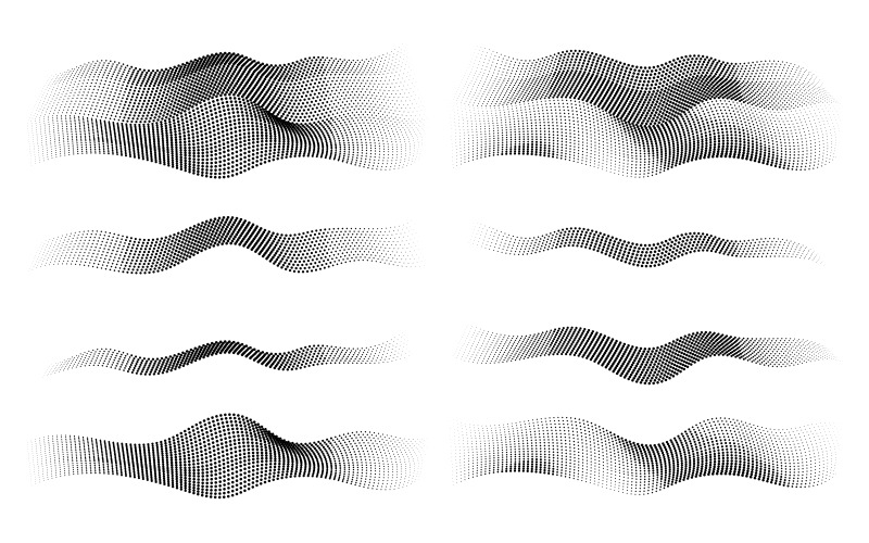 Modèle de conception d'illustration de points vintage d'arrière-plan demi-teinte grunge v.4