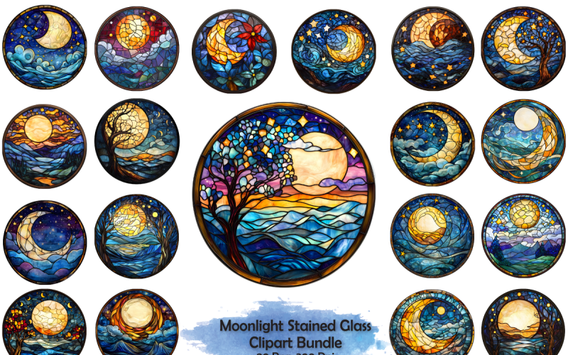 Набор для сублимационной печати на витражном стекле Moonlit