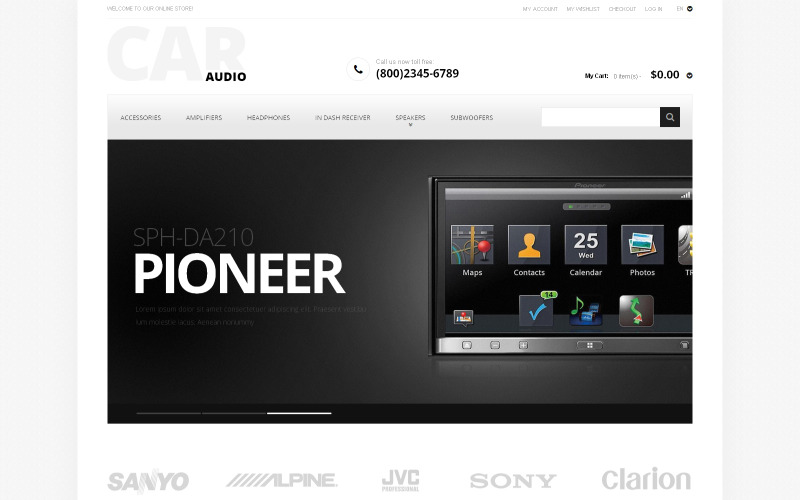 автомобильная аудиосистема magento theme