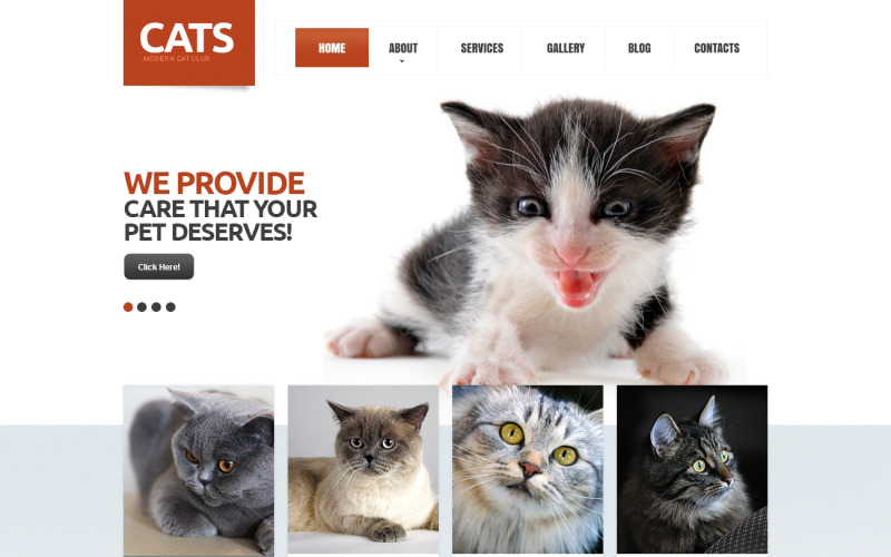 cat отзывчивый шаблон drupal