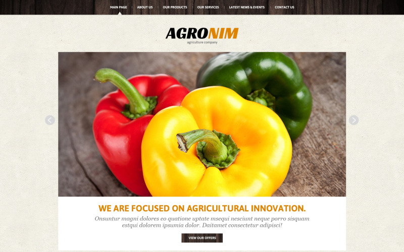 Fruit responsieve Joomla-sjabloon