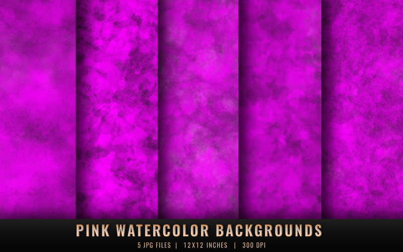 Fundos de aquarela rosa