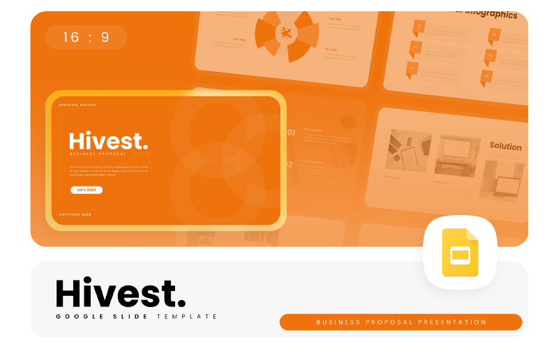 Hivest – Google Slides-Vorlage