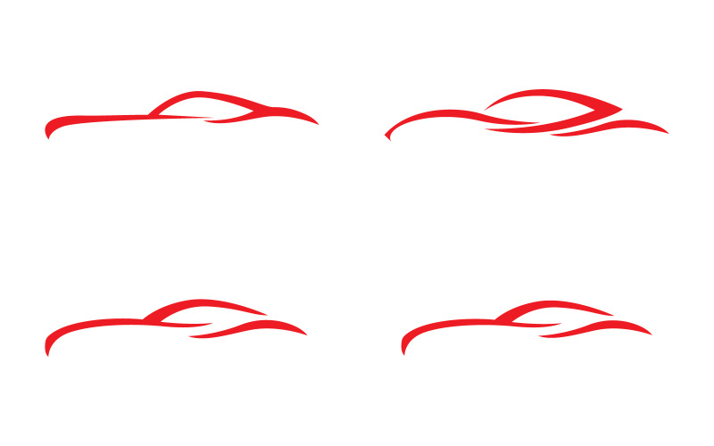 Logo samochodu. Logo motoryzacyjne. Dobre na logo dealera samochodowego lub reklamę