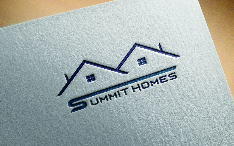 Modello del logo Summit Home