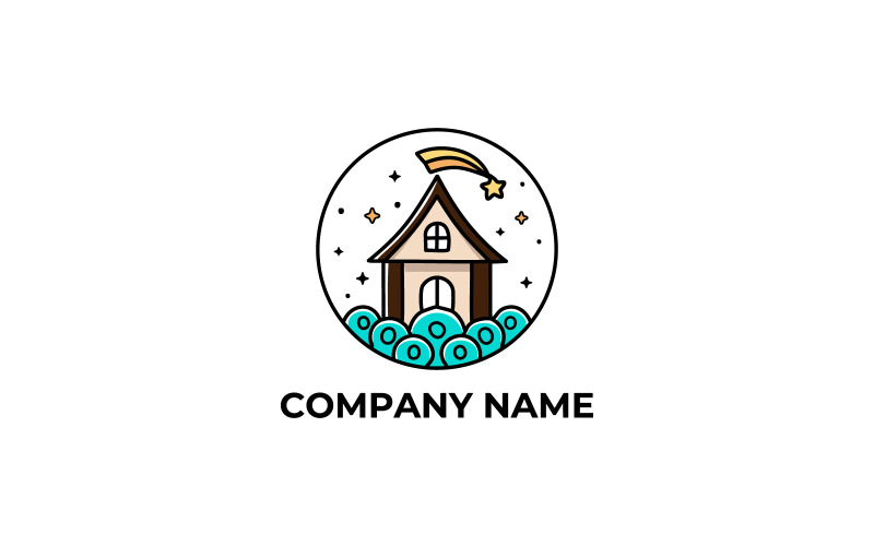 Modern style toy shop logo design