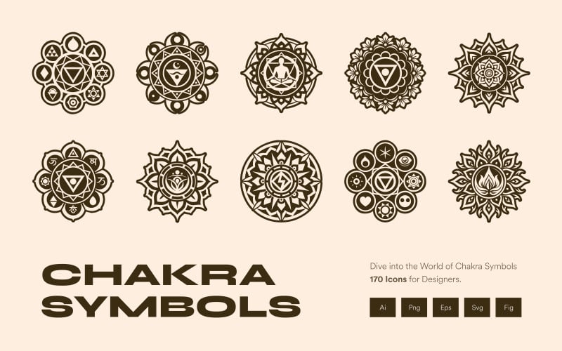 Raccolta di simboli dei chakra