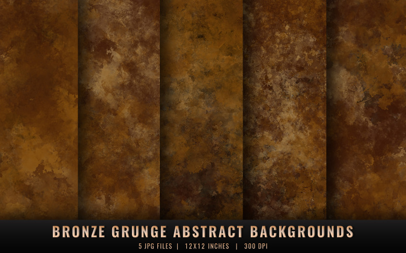 Bronzová grunge abstraktní pozadí