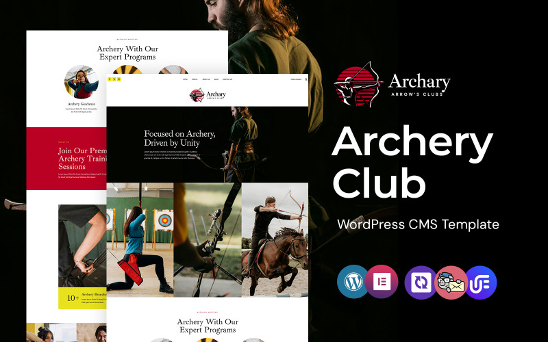 Archary – Bogensportclub und Akademie WordPress Elementor Theme