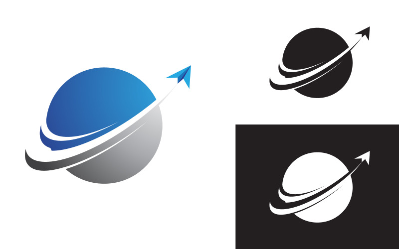 Samolot papierowy ikona podróży szybsza koncepcja wektorowa ilustracja projekt logo szablon