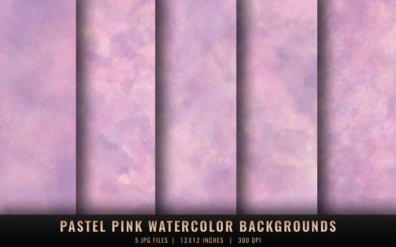 Pastel Pembe Suluboya Arkaplanlar