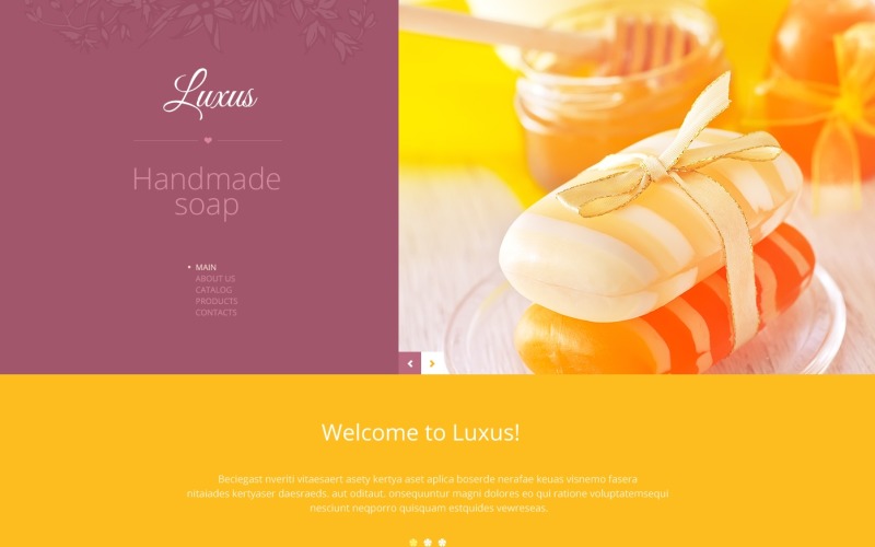 Crafts Responsive site Template 47591 TemplateMonster