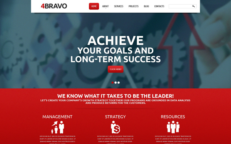 Drupal šablona správcovské společnosti