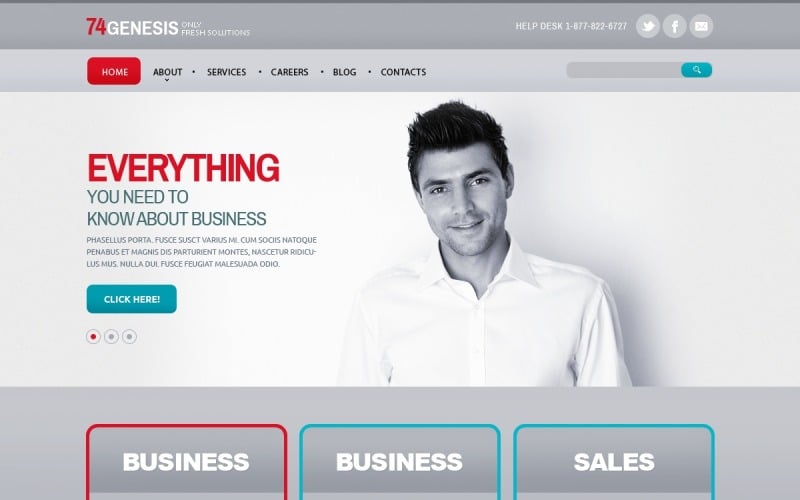 Merchant Services Responsive webbplatsmall