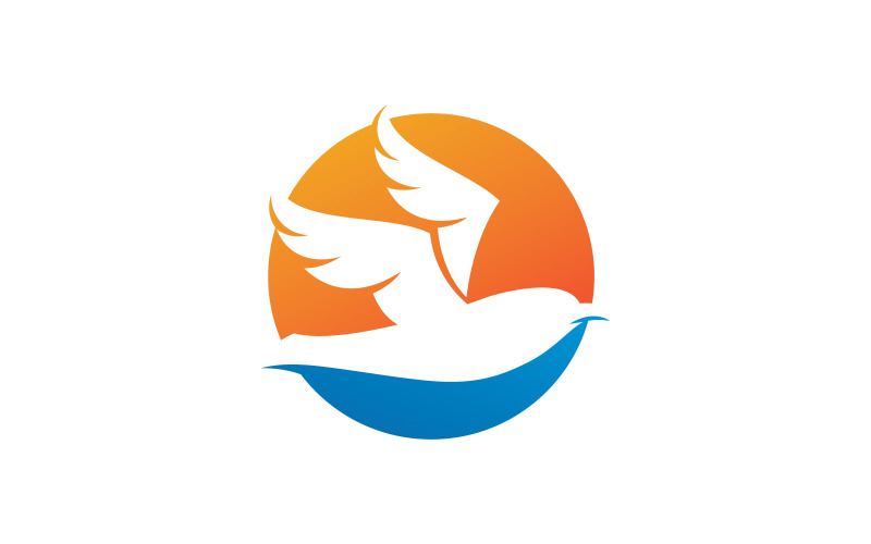 Vogellogo sjabloon vectorillustratie ontwerp 3