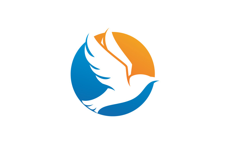 Vogellogo sjabloon vectorillustratie ontwerp 5