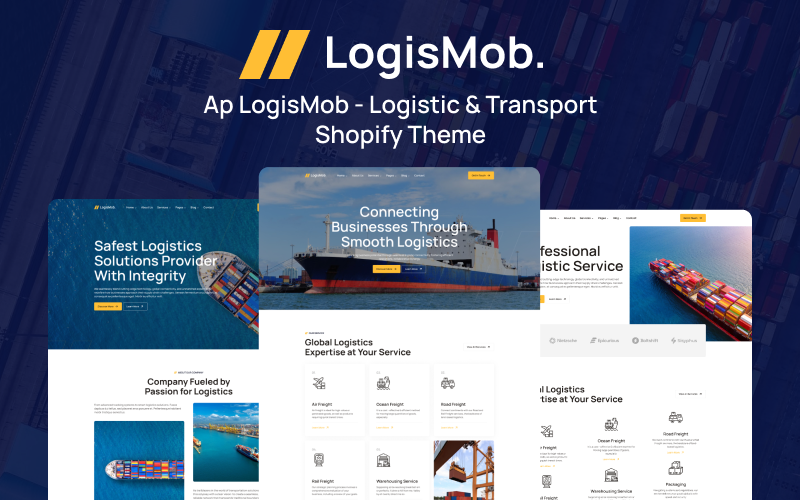 Ap LogisMob - Logistik & Transport Shopify-tema