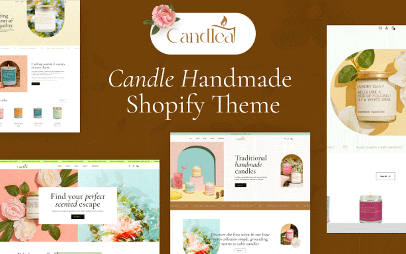 Candlea - Tema Shopify fatto a mano per candele