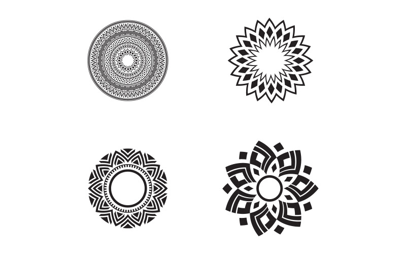 Arte Motivo circolare a forma di mandala per decorazione. Ornamento decorativo v.4