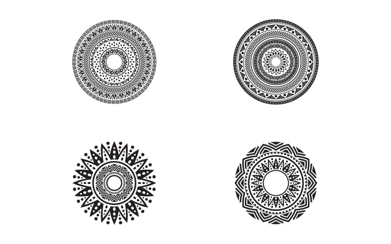 Kunst Kreisförmiges Muster in Form eines Mandalas zur Dekoration. Dekoratives Ornament v.1
