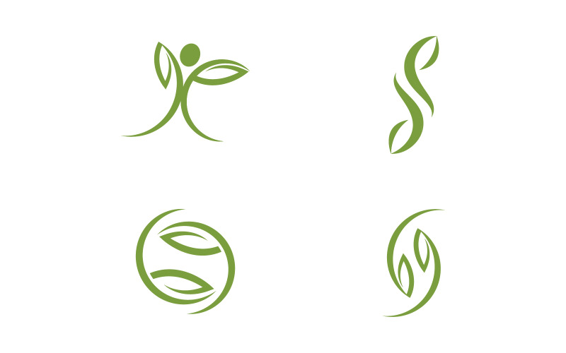 Menselijk karakter voor trainer gezond fit logo teken illustratie vector ontwerp sjabloon v.16