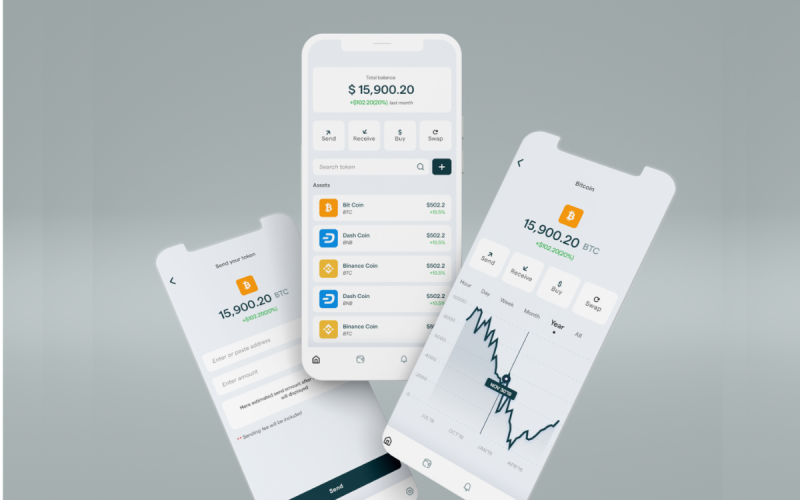 Application d'échange de crypto-monnaie