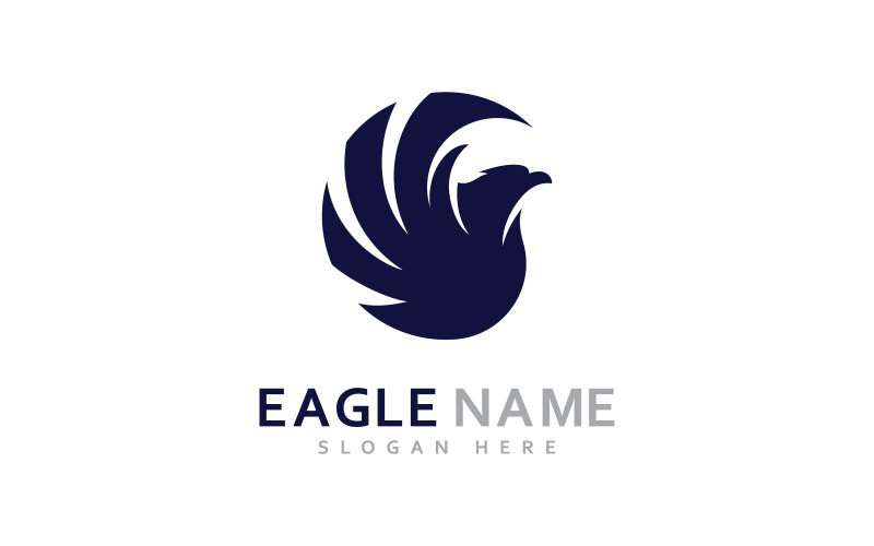 Conception de logo d'aigle vecteur Symbole vectoriel d'ailes d'aigle Modèle d'illustration 13