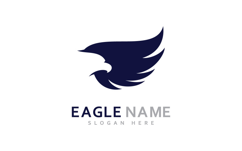 Eagle Logo Ontwerp Vector Eagle vleugels vector symbool Sjabloon illustratie 12