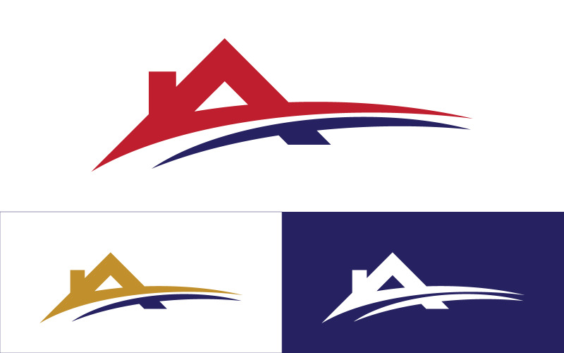 Une lettre pour la conception de logos immobiliers, immobiliers et de construction