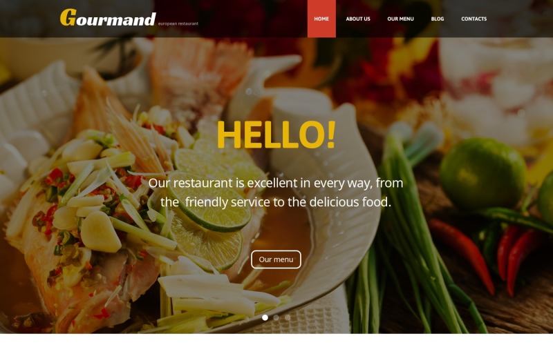 Gourmet Restaurant WordPress Teması