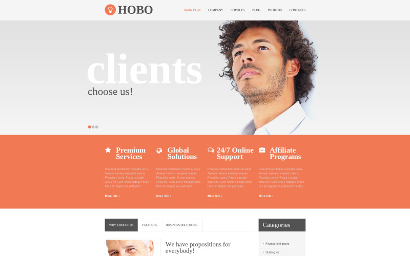 торговые услуги шаблон drupal